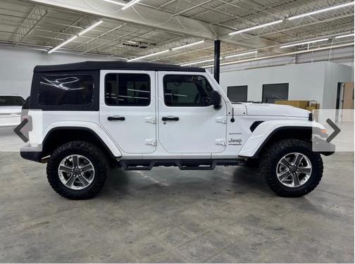 White 2018 Jeep Wrangler Unlimited Sahara