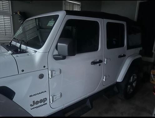 White 2018 Jeep Wrangler Unlimited Sahara