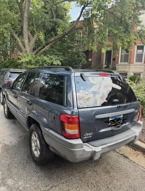 Blue 2002 Jeep Grand Cherokee Sport