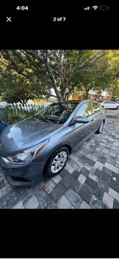 Gray 2020 Hyundai Accent SE