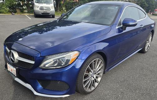 Blue 2017 Mercedes-Benz C-Class C 300 4MATIC