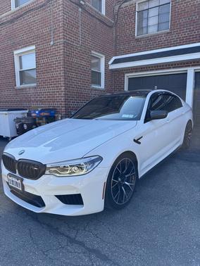 White 2019 BMW M5 Competition