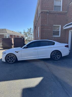 White 2019 BMW M5 Competition