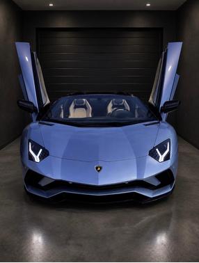 Blue 2018 Lamborghini Aventador S Base