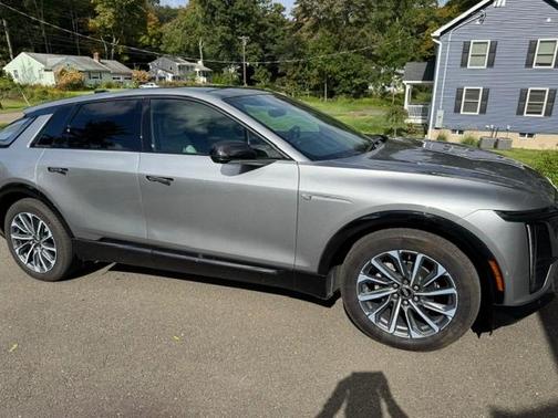 Silver 2024 Cadillac LYRIQ Sport