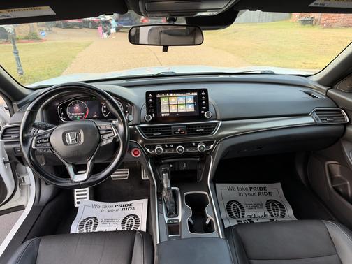 White 2018 Honda Accord Sport
