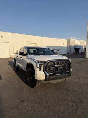White 2023 Toyota Tundra Hybrid Platinum