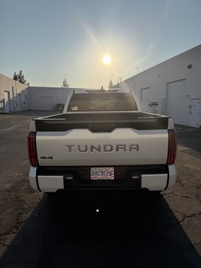 White 2023 Toyota Tundra Hybrid Platinum