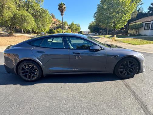 Gray 2021 Tesla Model S Long Range