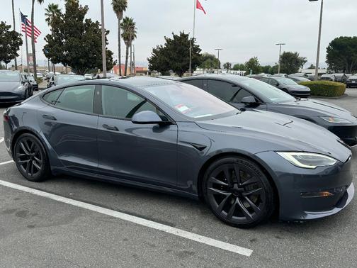 Gray 2021 Tesla Model S Long Range
