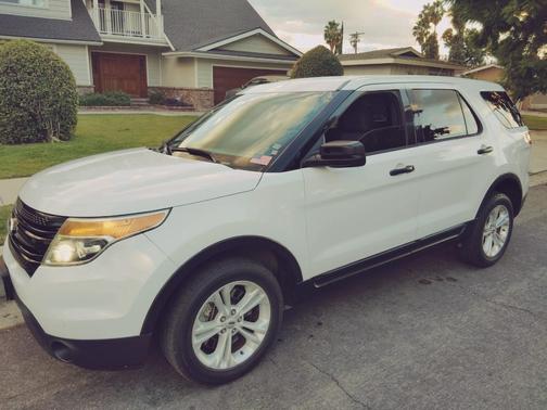 White 2015 Ford Utility Police Interceptor Base