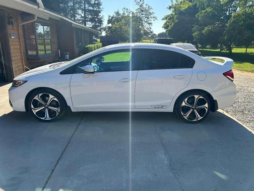 White 2015 Honda Civic Si