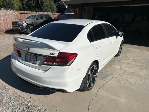 White 2015 Honda Civic Si