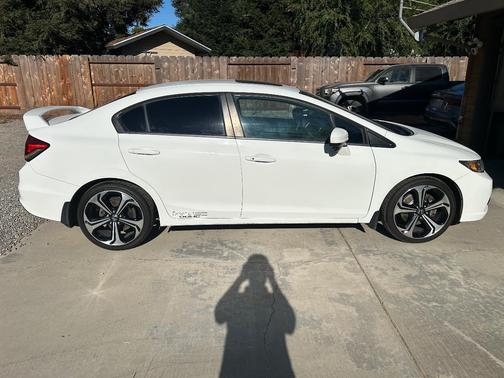 White 2015 Honda Civic Si