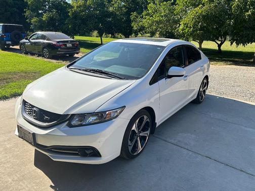 White 2015 Honda Civic Si