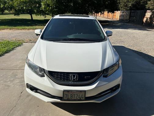 White 2015 Honda Civic Si