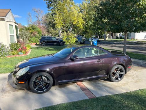 Purple 2002 Lexus SC 430 Base
