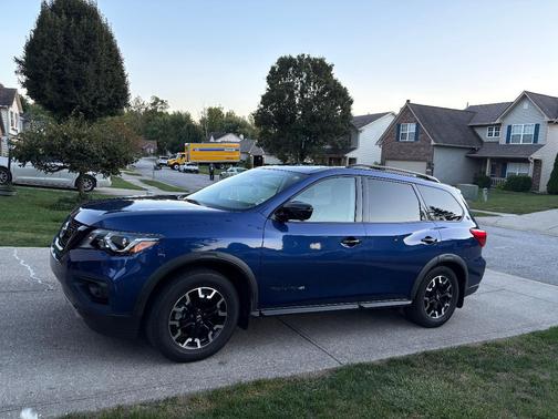 Blue 2020 Nissan Pathfinder SL