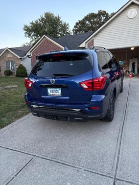 Blue 2020 Nissan Pathfinder SL