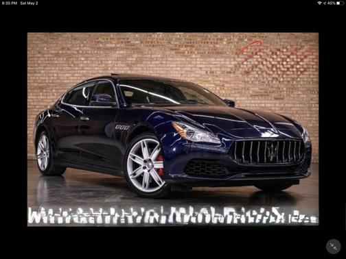 Blue 2017 Maserati Quattroporte S Q4