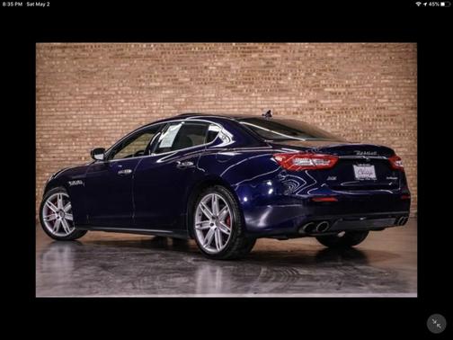 Blue 2017 Maserati Quattroporte S Q4