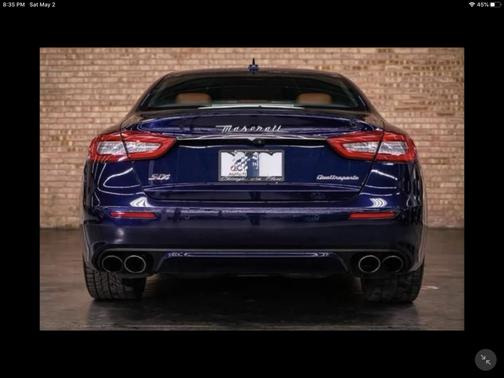 Blue 2017 Maserati Quattroporte S Q4