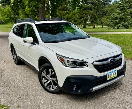 White 2021 Subaru Outback Limited