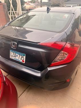 Blue 2017 Honda Civic EX-T