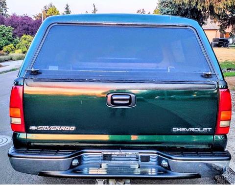 Green 2001 Chevrolet Silverado 1500 LT Extended Cab