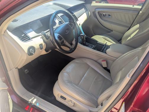 Red 2013 Ford Taurus SEL