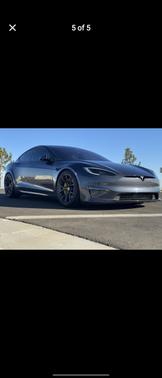 Gray 2022 Tesla Model S Plaid