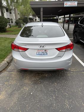 Silver 2013 Hyundai ELANTRA Limited