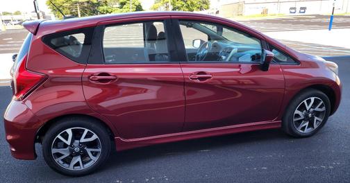 Red 2017 Nissan Versa Note SR