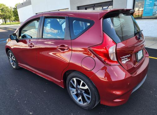 Red 2017 Nissan Versa Note SR