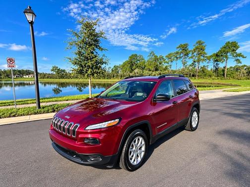 Red 2016 Jeep Cherokee Sport