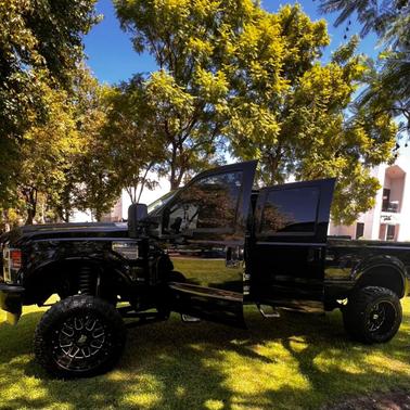 Black 2009 Ford F-250 FX4 Super Duty Crew Cab