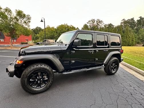 Black 2022 Jeep Wrangler Unlimited Willys