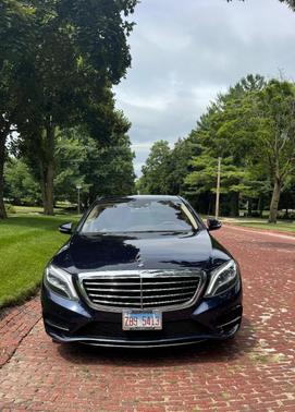 Blue 2014 Mercedes-Benz S-Class S 550 4MATIC