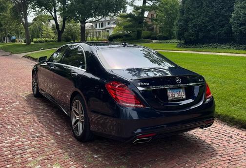Blue 2014 Mercedes-Benz S-Class S 550 4MATIC