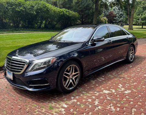 Blue 2014 Mercedes-Benz S-Class S 550 4MATIC