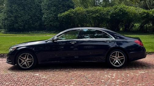 Blue 2014 Mercedes-Benz S-Class S 550 4MATIC