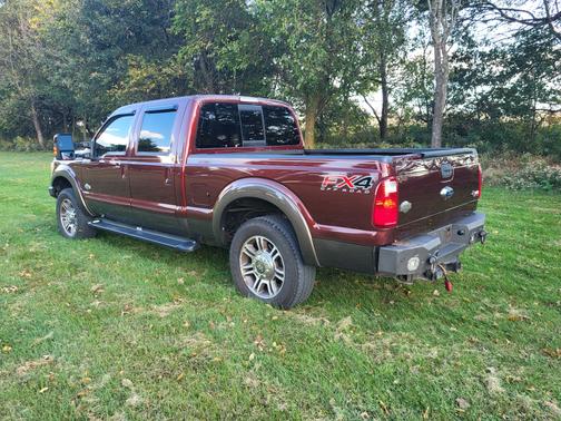 Red 2016 Ford F-250 King Ranch