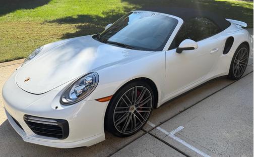 White 2018 Porsche 911 911 Turbo Cabriolet