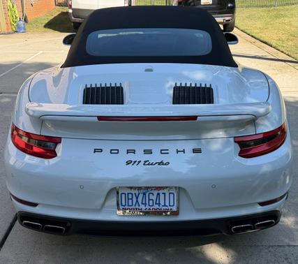 White 2018 Porsche 911 911 Turbo Cabriolet