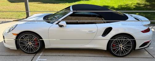 White 2018 Porsche 911 911 Turbo Cabriolet