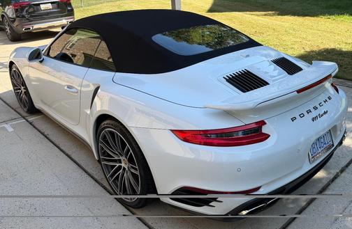 White 2018 Porsche 911 911 Turbo Cabriolet
