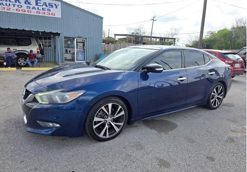 Blue 2017 Nissan Maxima 3.5 SL