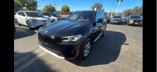 Black 2024 BMW X3 sDrive30i