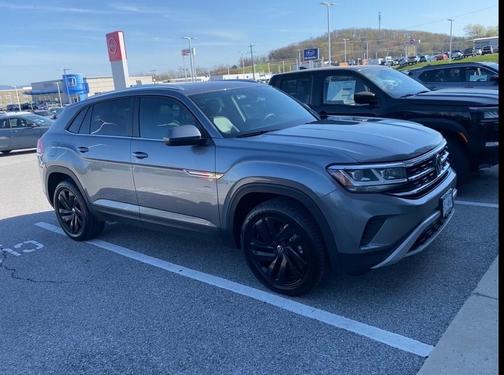 Gray 2023 Volkswagen Atlas Cross Sport 2.0T SE w/Technology