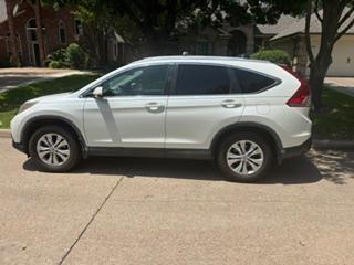 White 2014 Honda CR-V EX-L